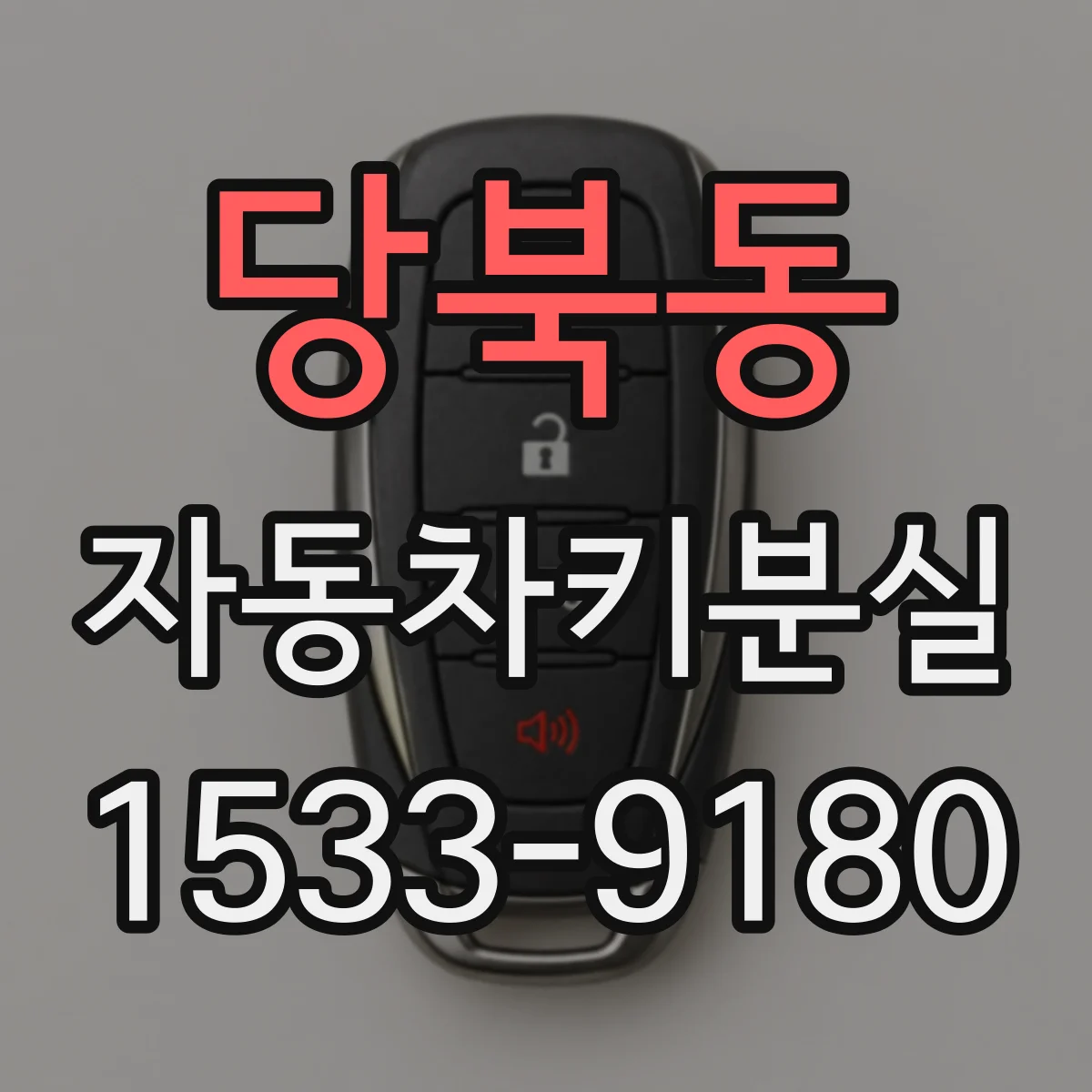 당북동 자동차키분실