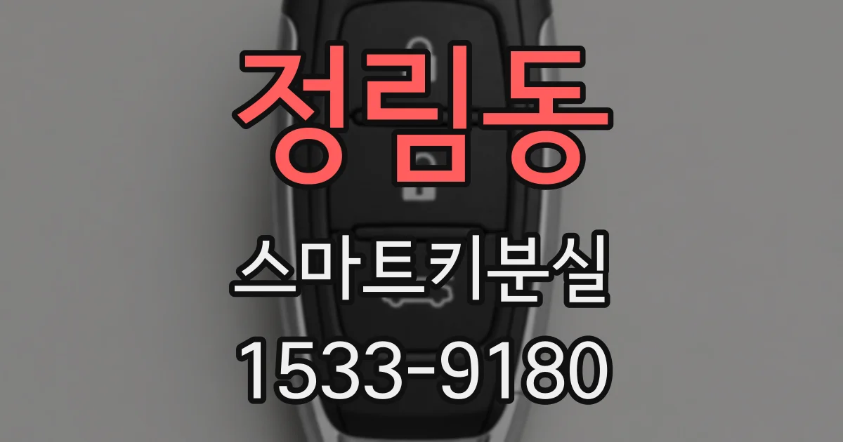 정림동 스마트키분실