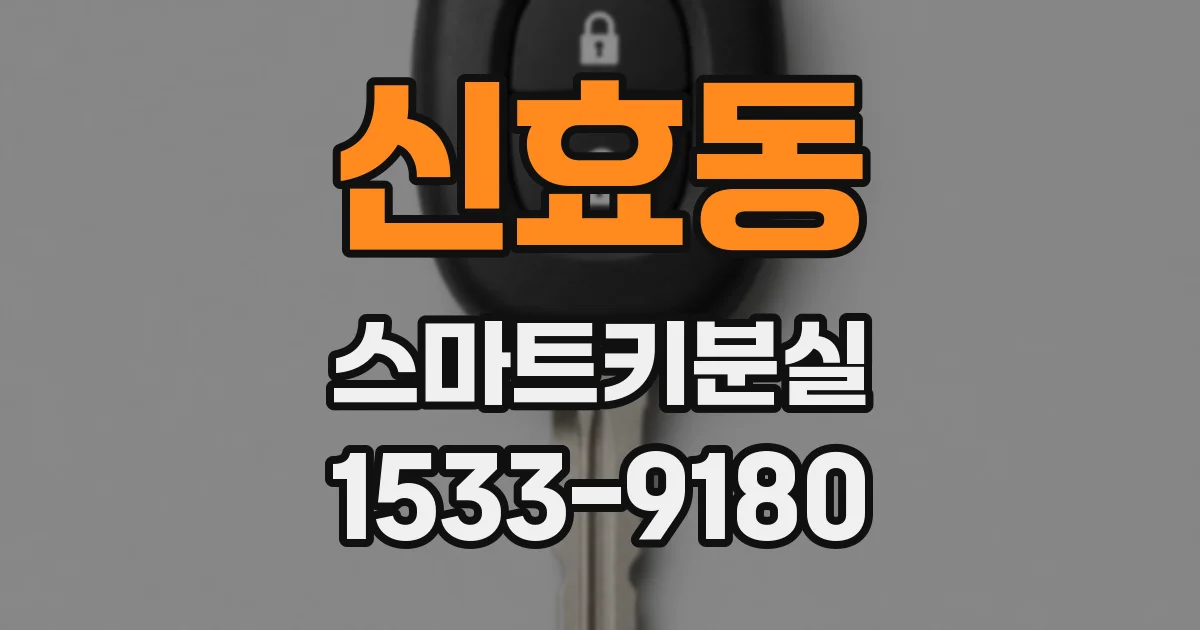 신효동 스마트키분실