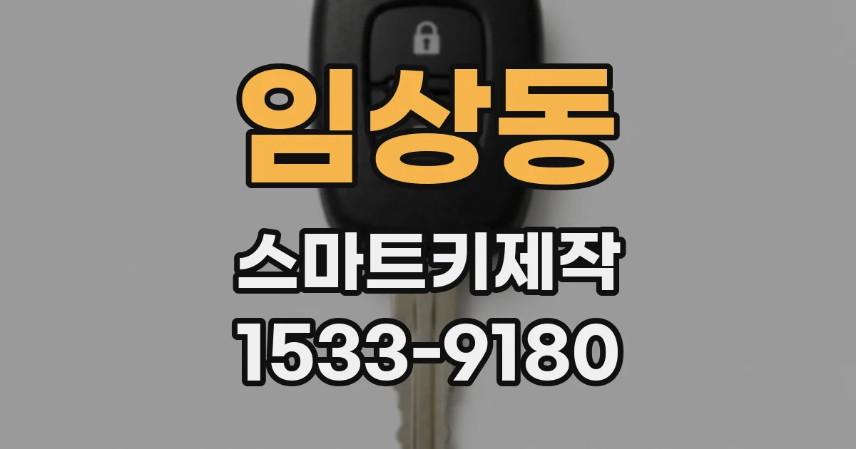 임상동 스마트키제작
