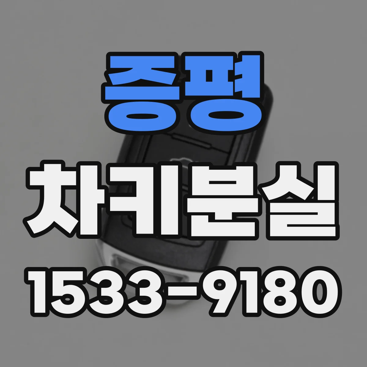 증평 차키분실
