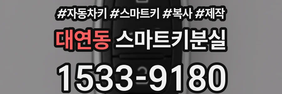 대연동 스마트키분실