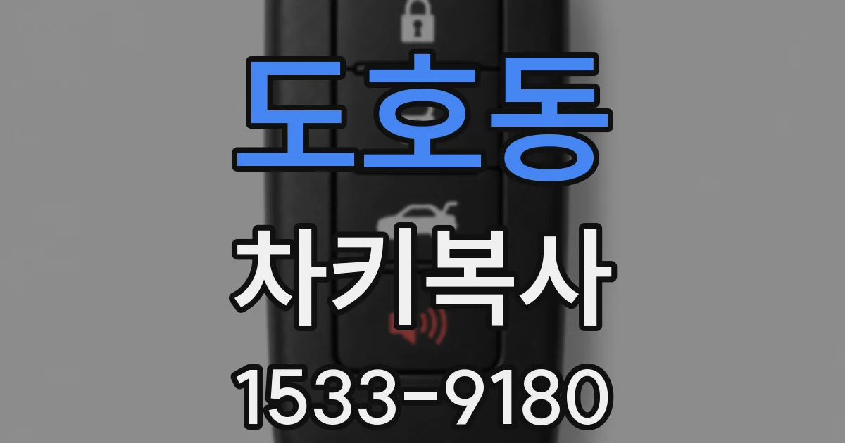 도호동 차키복사