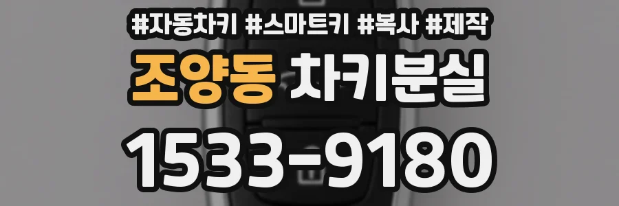 조양동 차키분실