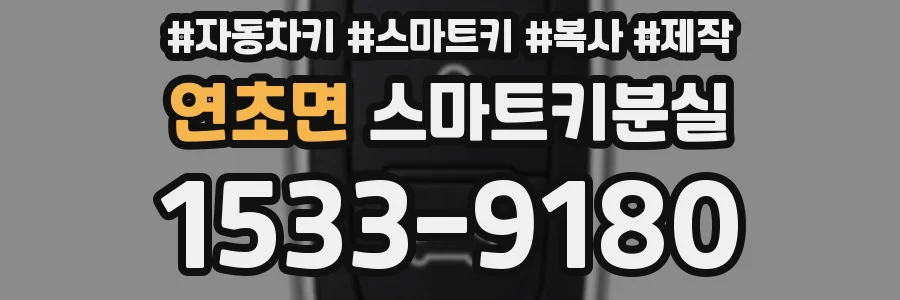 연초면 스마트키분실