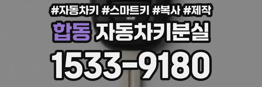 합동 자동차키분실