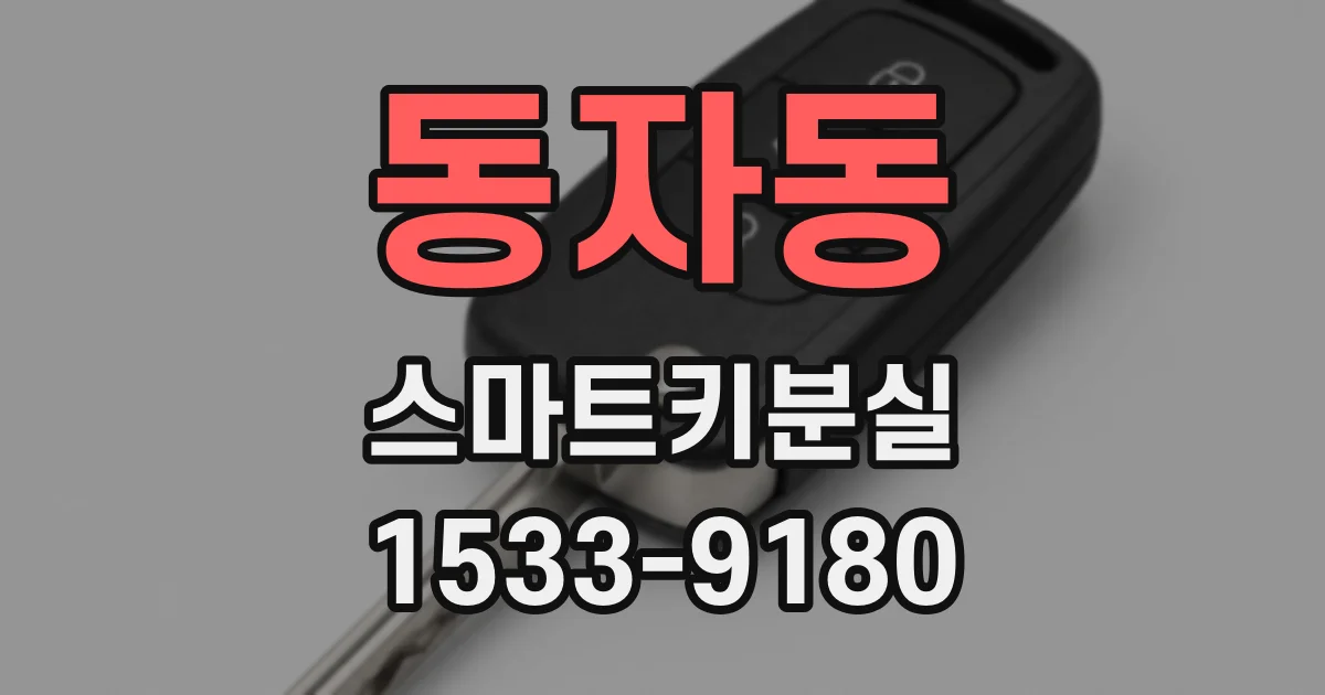 동자동 스마트키분실