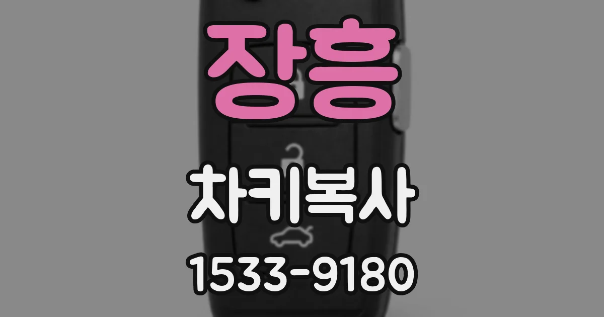 장흥 차키복사