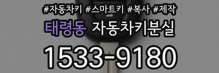 태령동 자동차키분실