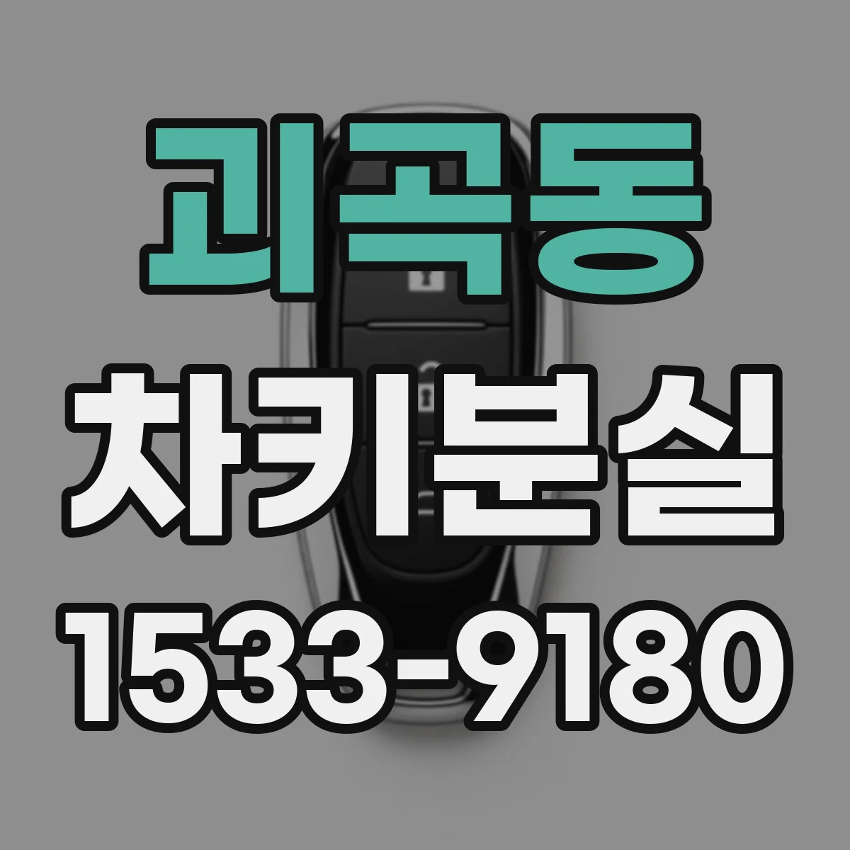 괴곡동 차키분실
