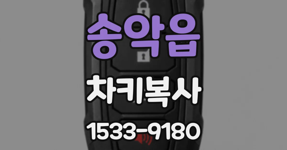 송악읍 차키복사