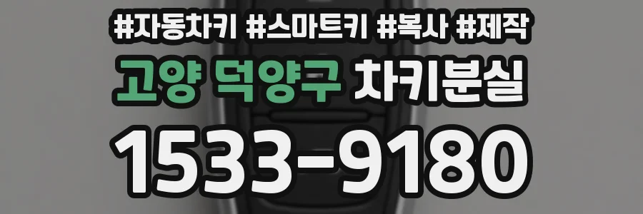 고양 덕양구 차키분실