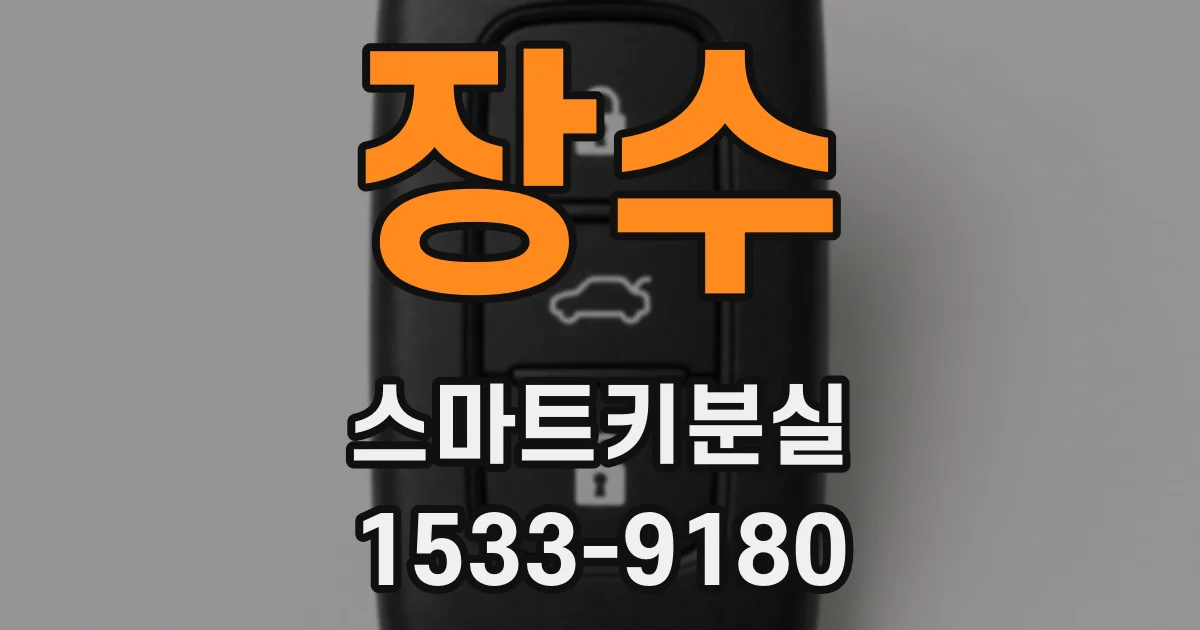 장수 스마트키분실