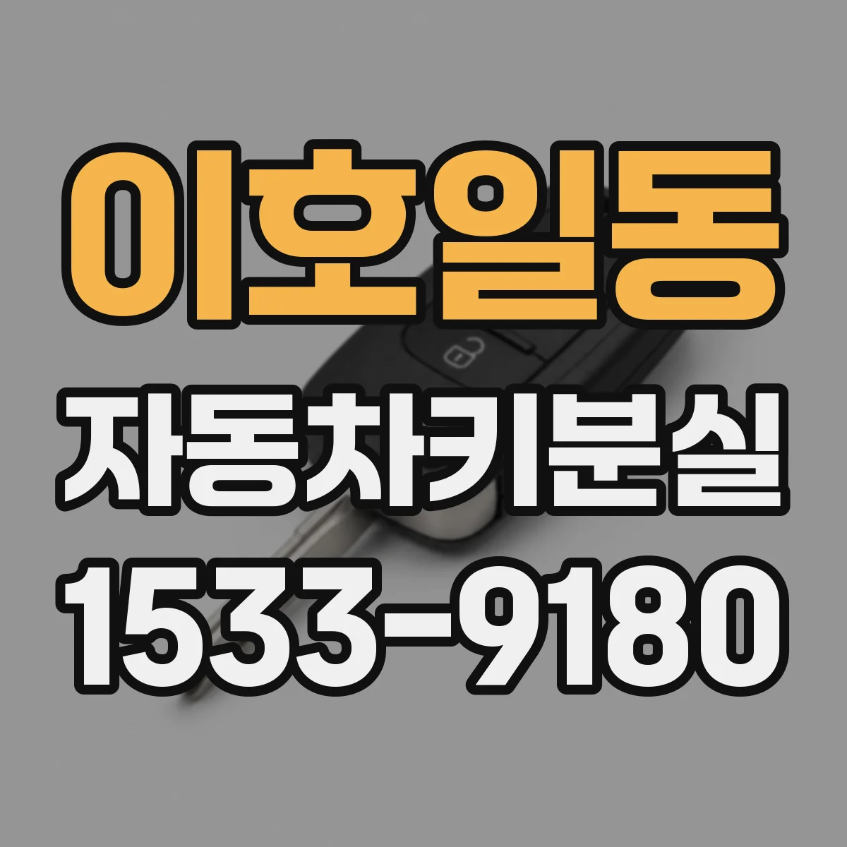이호일동 자동차키분실