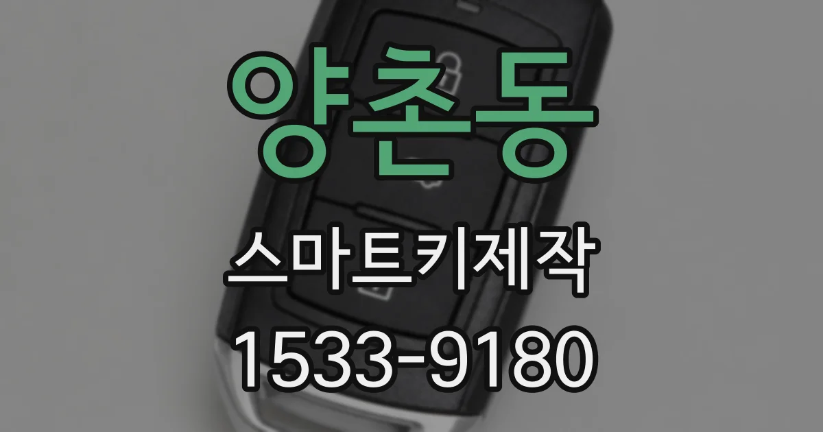 양촌동 스마트키제작
