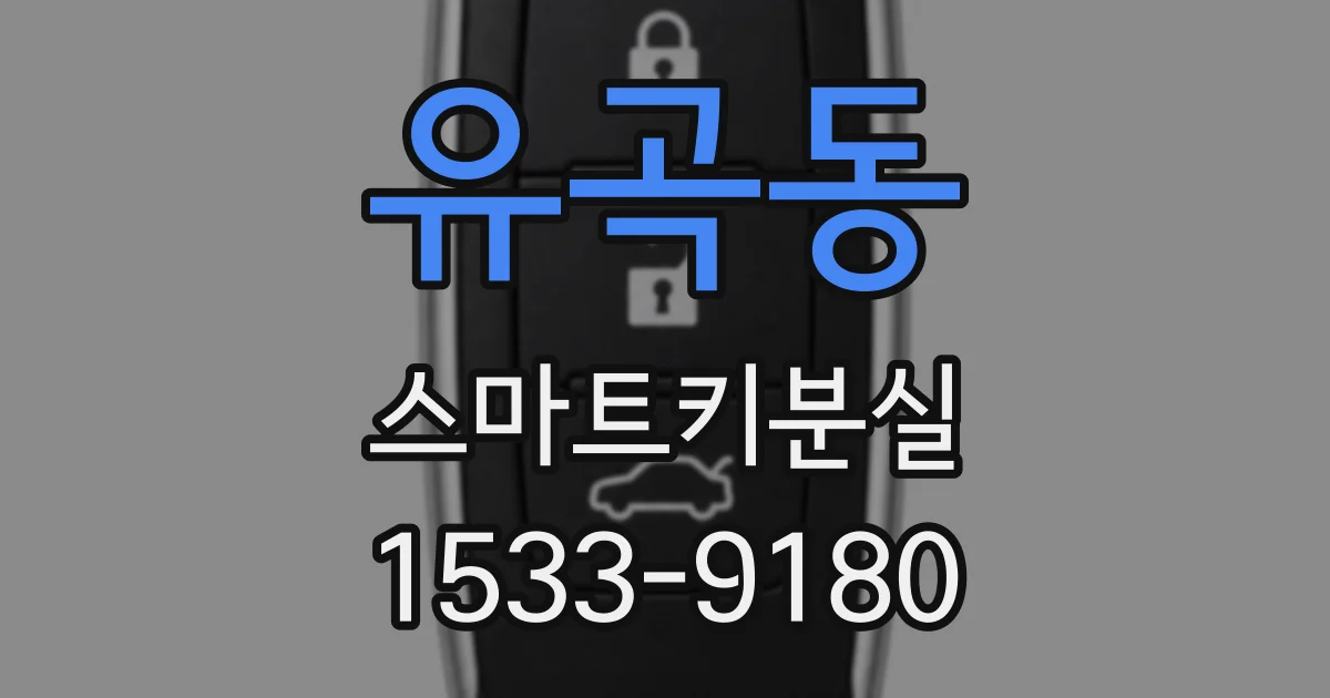 유곡동 스마트키분실