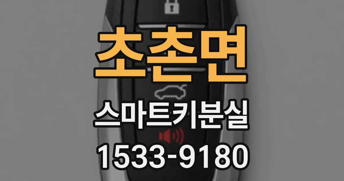 초촌면 스마트키분실
