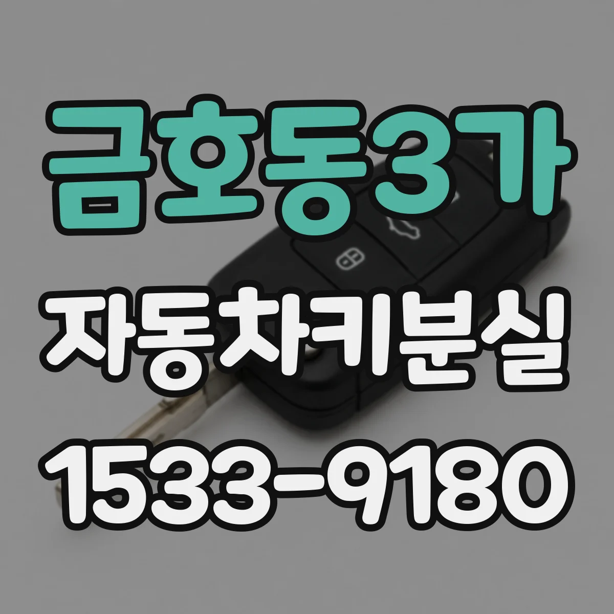 금호동3가 자동차키분실