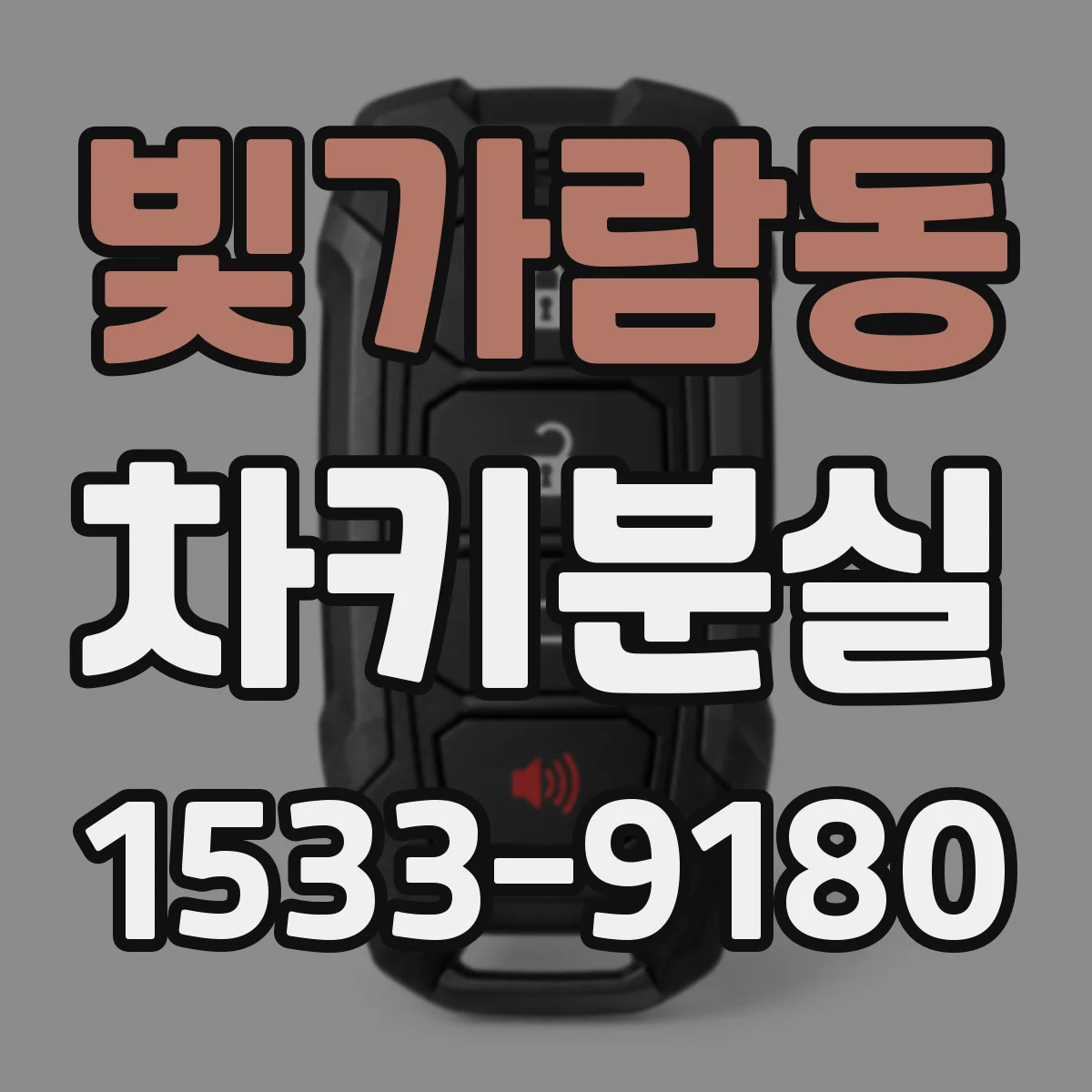 빛가람동 차키분실