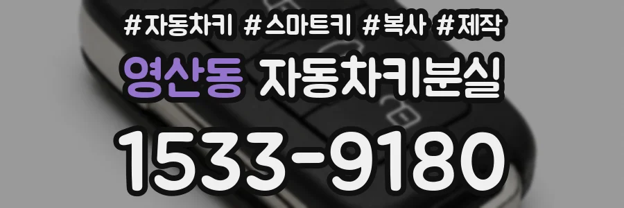 영산동 자동차키분실