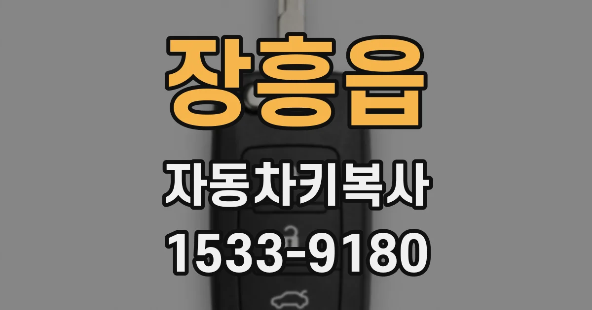 장흥읍 자동차키복사