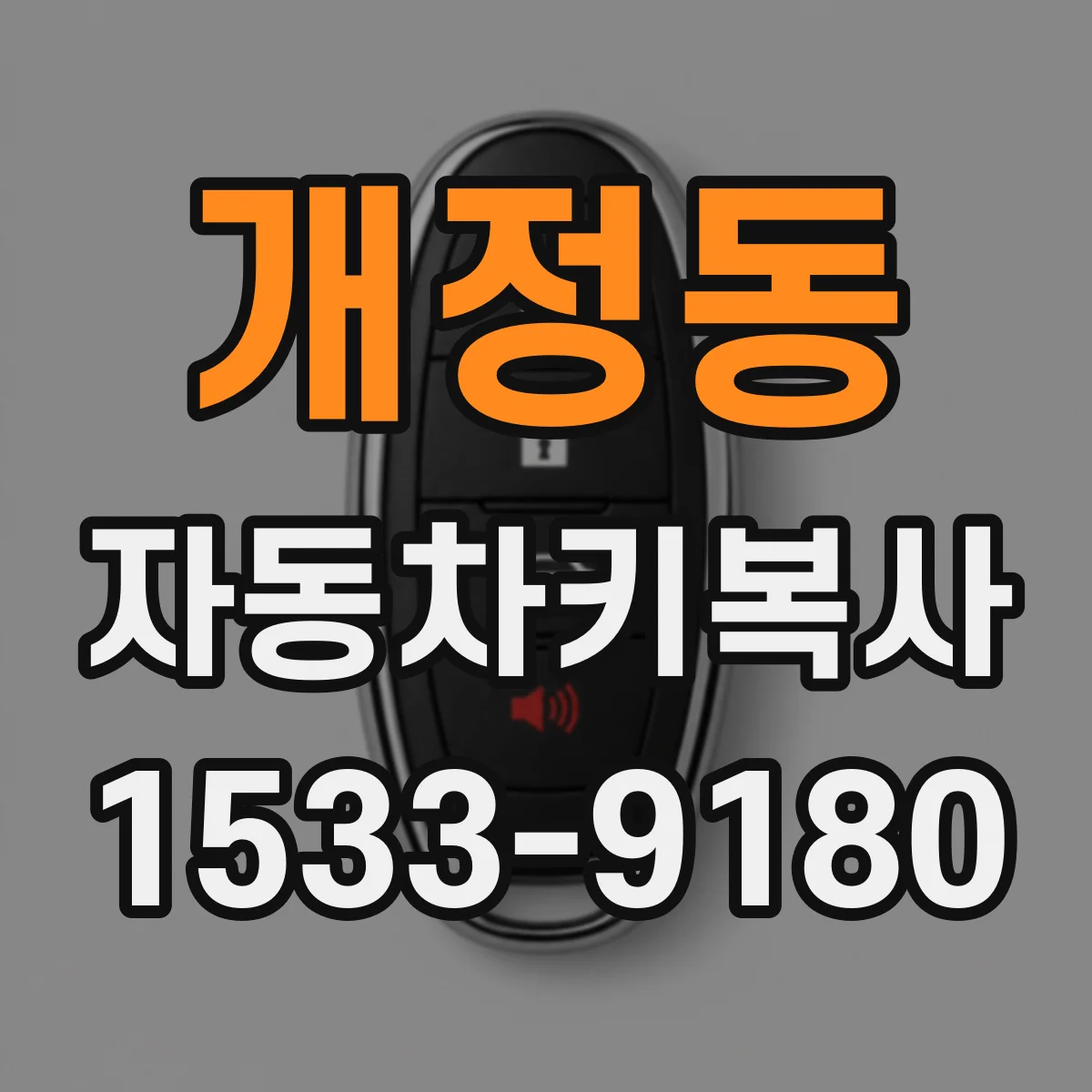 개정동 자동차키복사