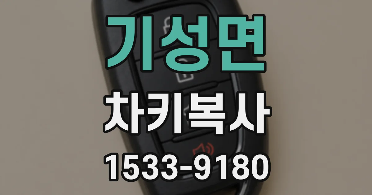 기성면 차키복사