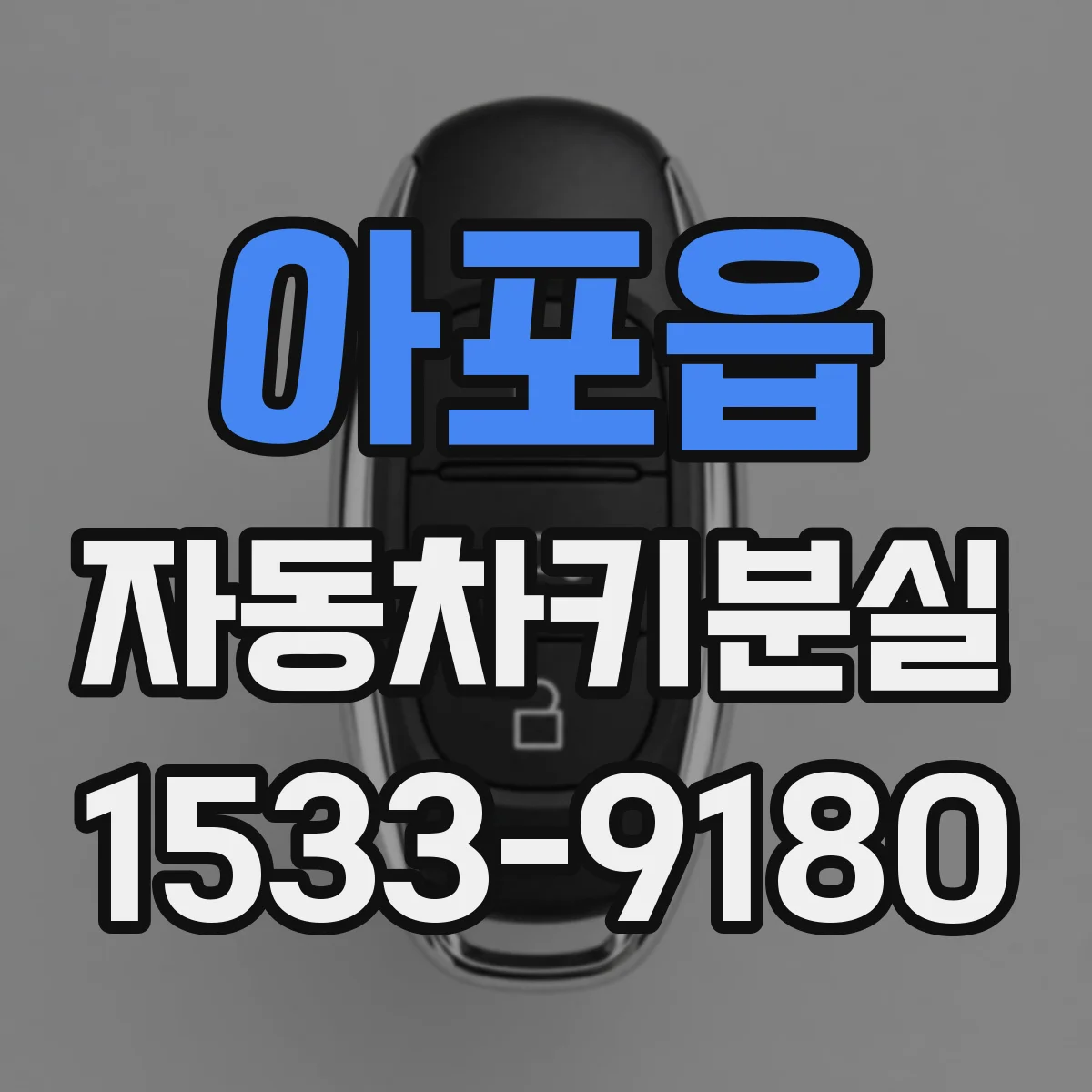 아포읍 자동차키분실