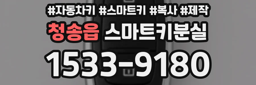 청송읍 스마트키분실