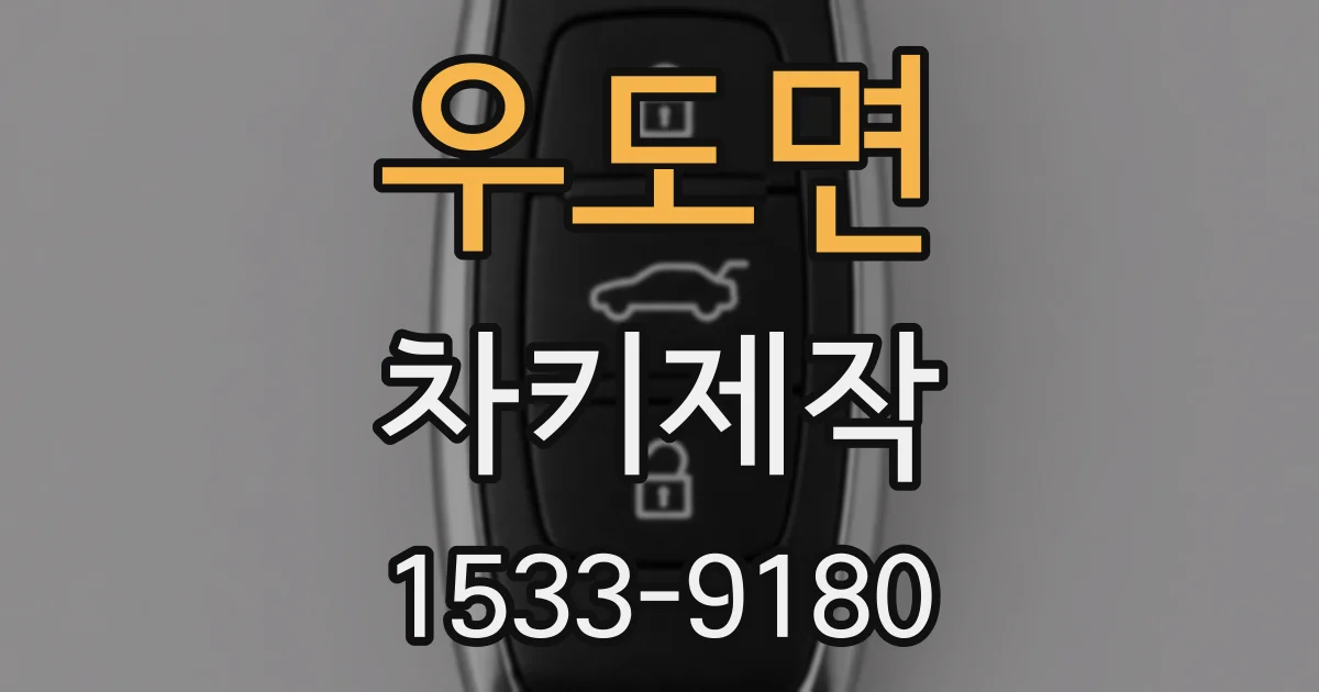 우도면 차키제작