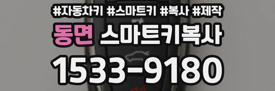 동면 스마트키복사