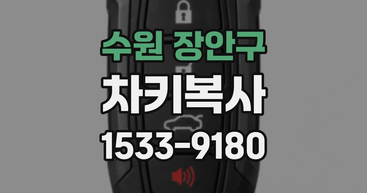 수원 장안구 차키복사