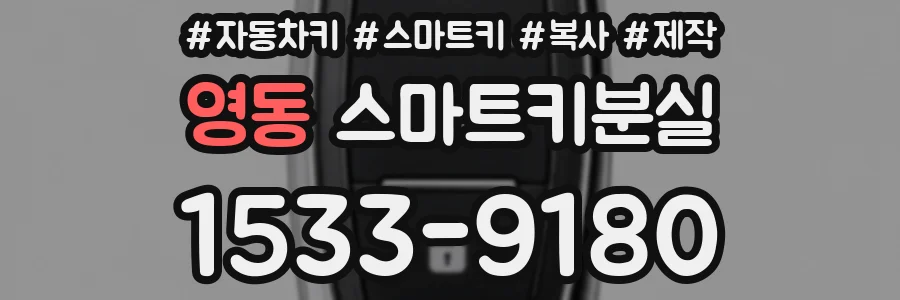 영동 스마트키분실