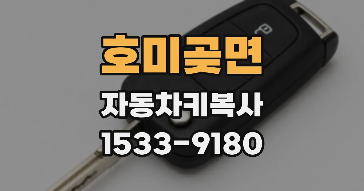 호미곶면 자동차키복사