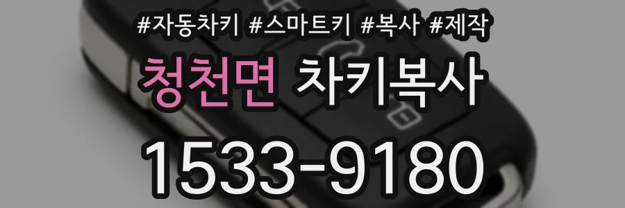 청천면 차키복사