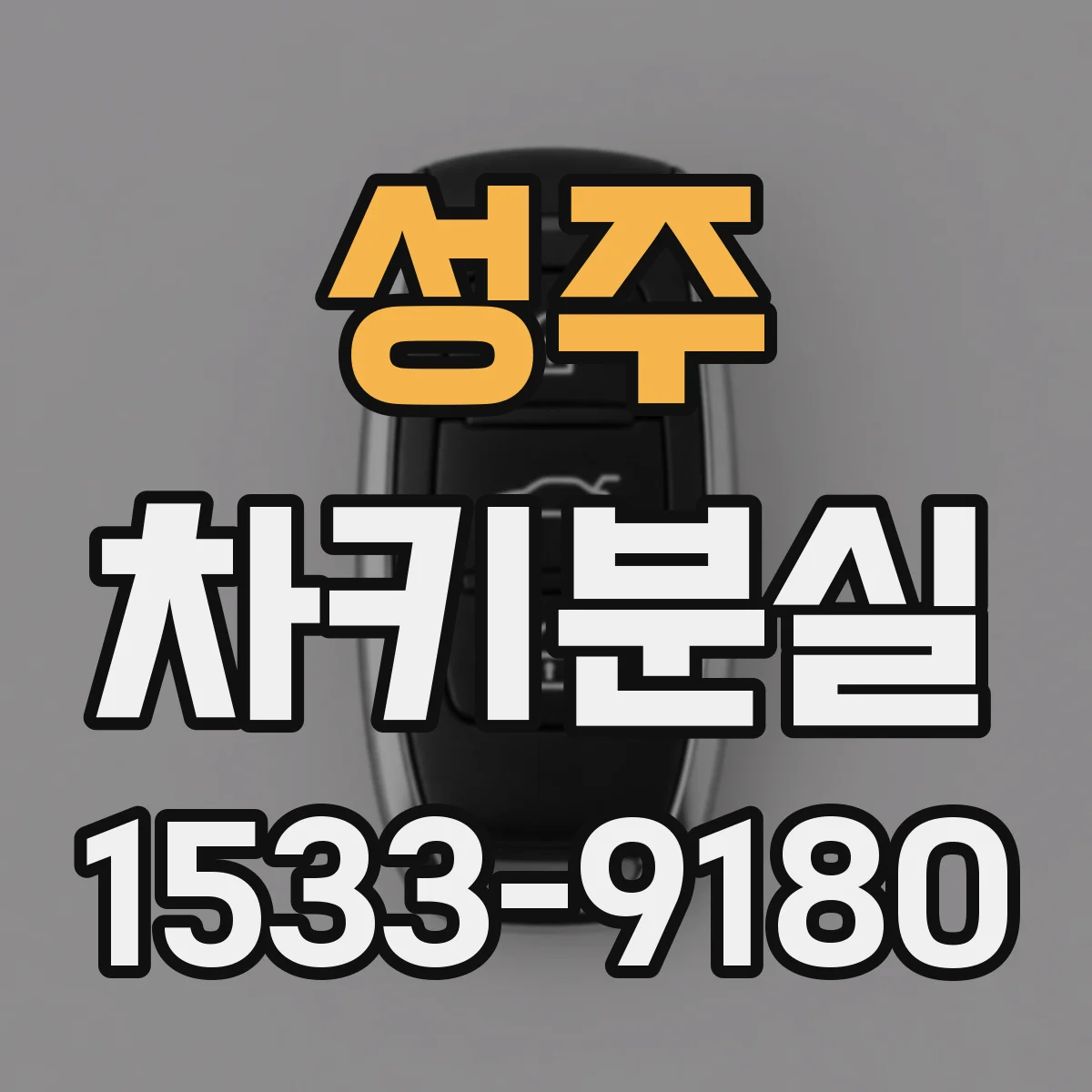 성주 차키분실