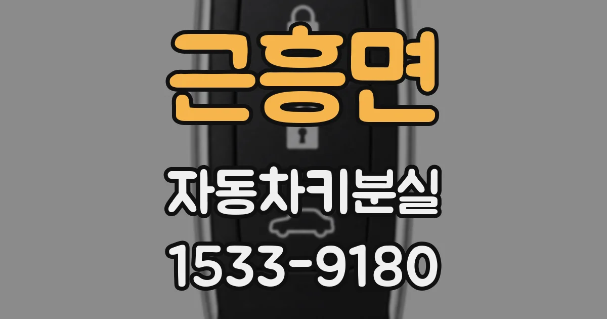 근흥면 자동차키분실