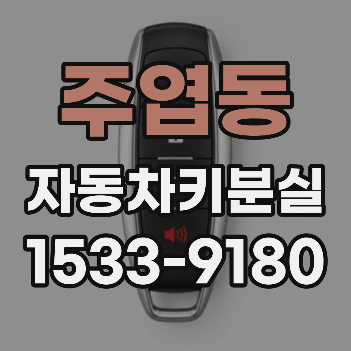 주엽동 자동차키분실