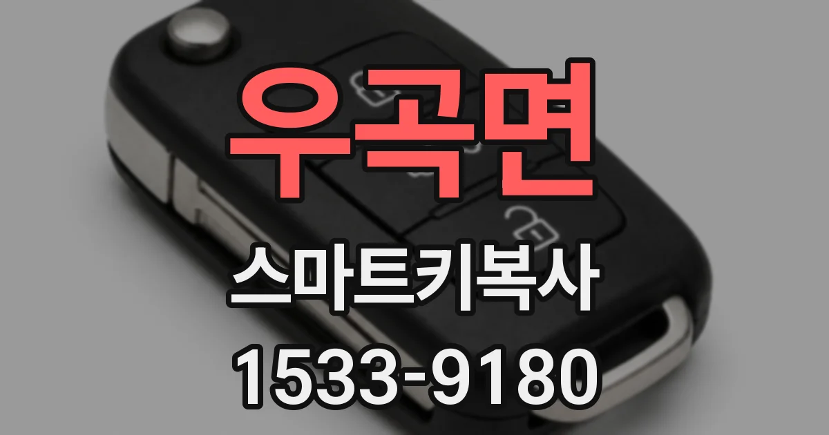 우곡면 스마트키복사
