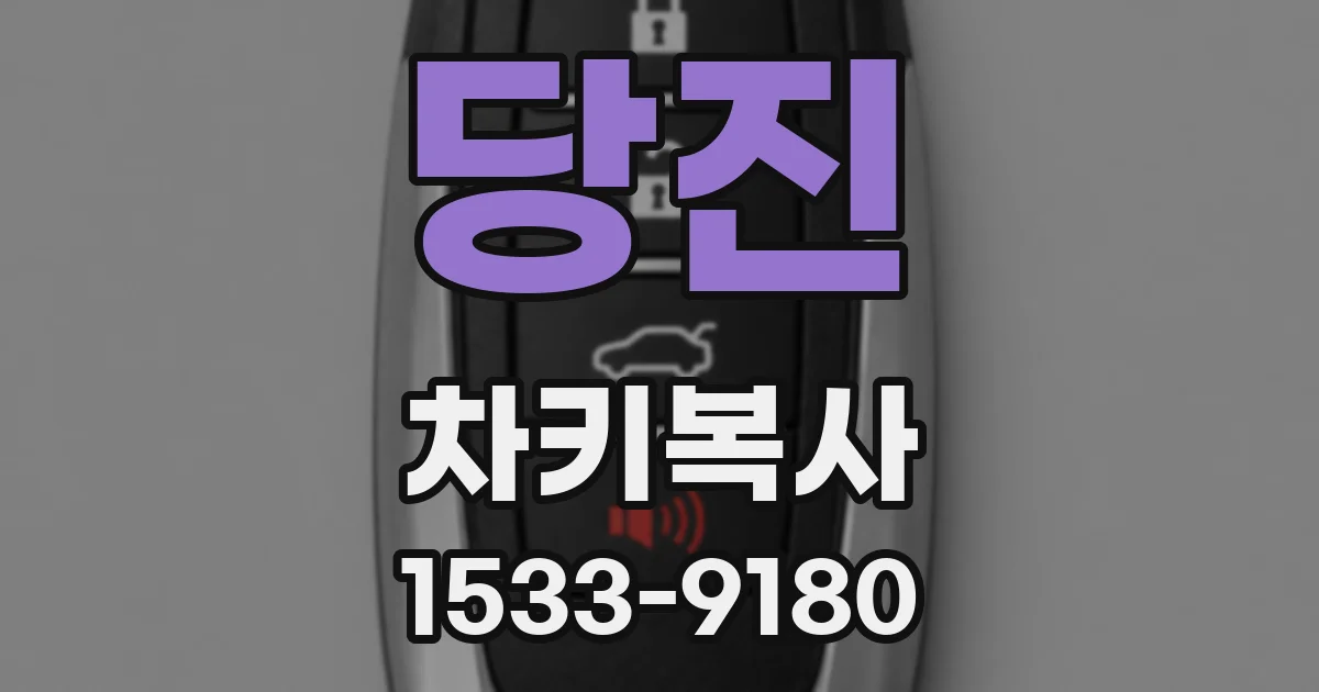 당진 차키복사