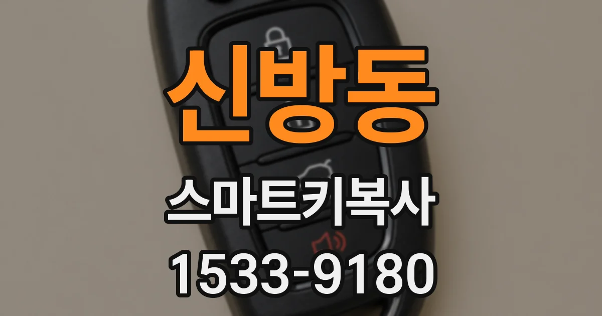신방동 스마트키복사