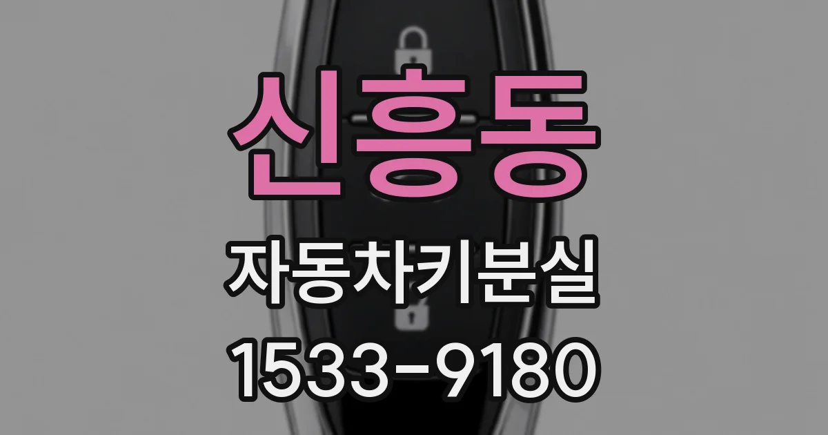 신흥동 자동차키분실