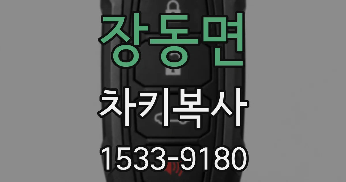 장동면 차키복사