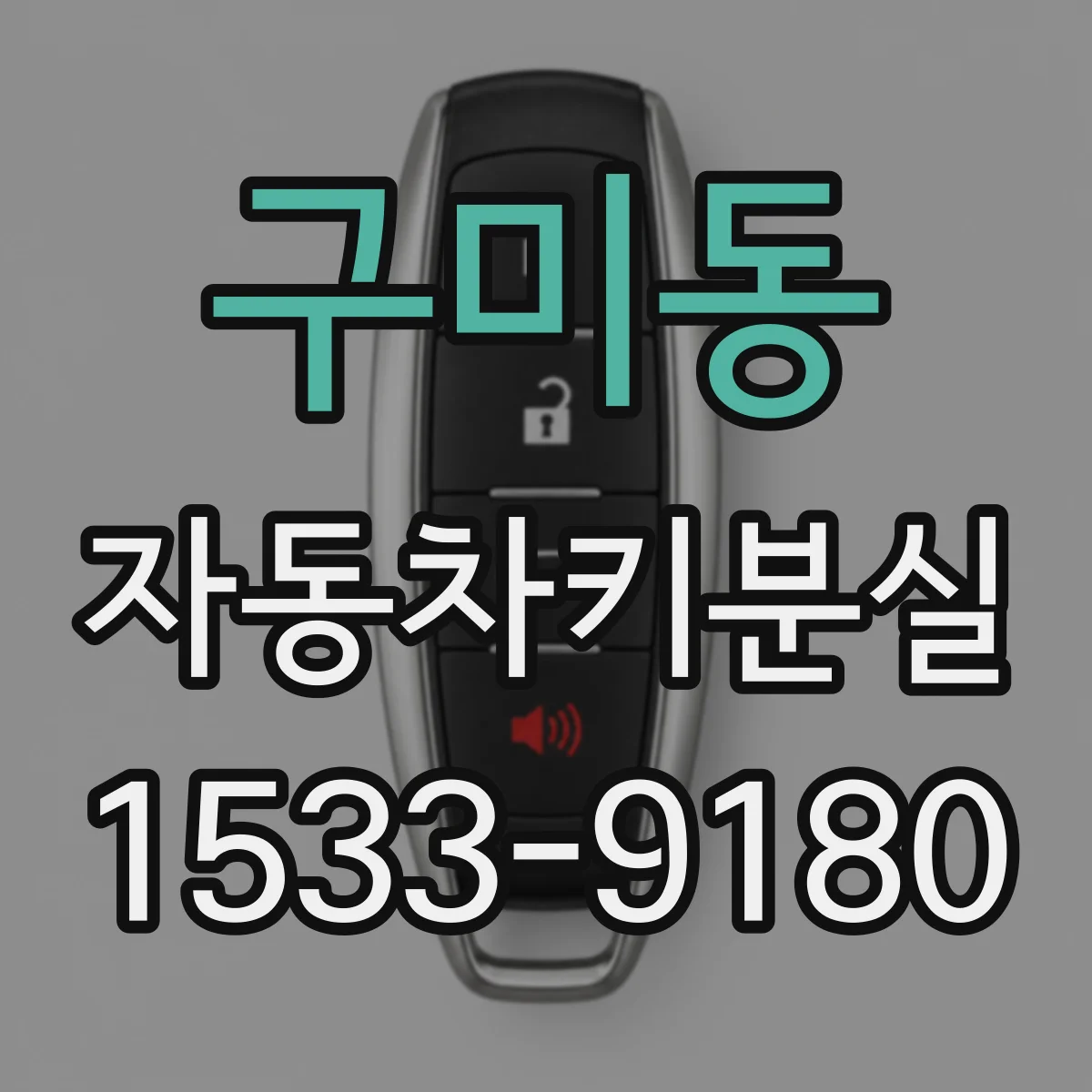 구미동 자동차키분실