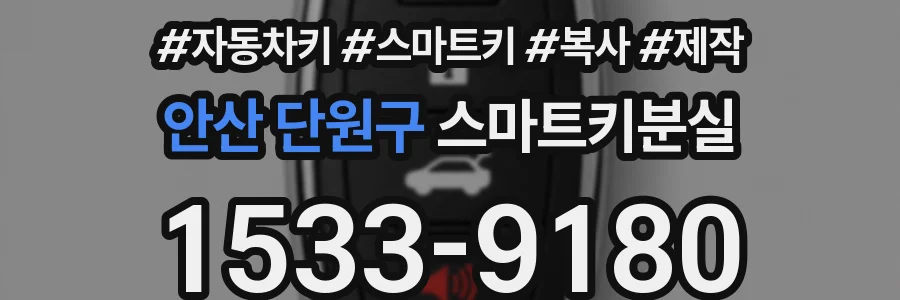 안산 단원구 스마트키분실