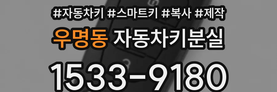 우명동 자동차키분실
