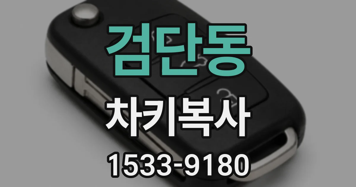 검단동 차키복사