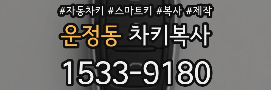 운정동 차키복사