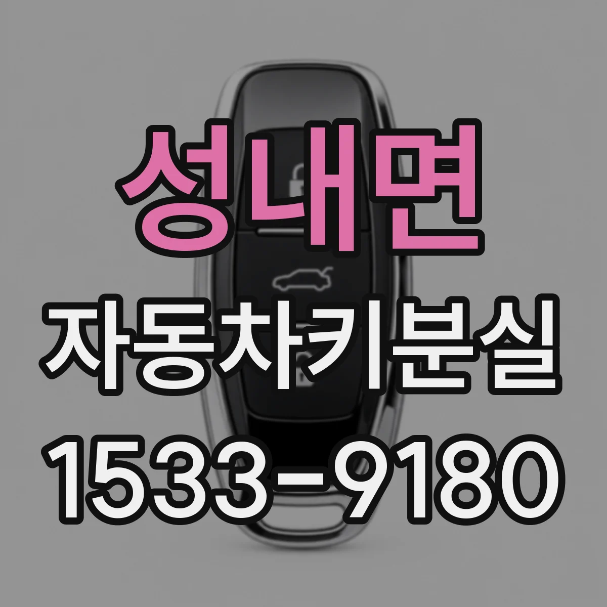 성내면 자동차키분실