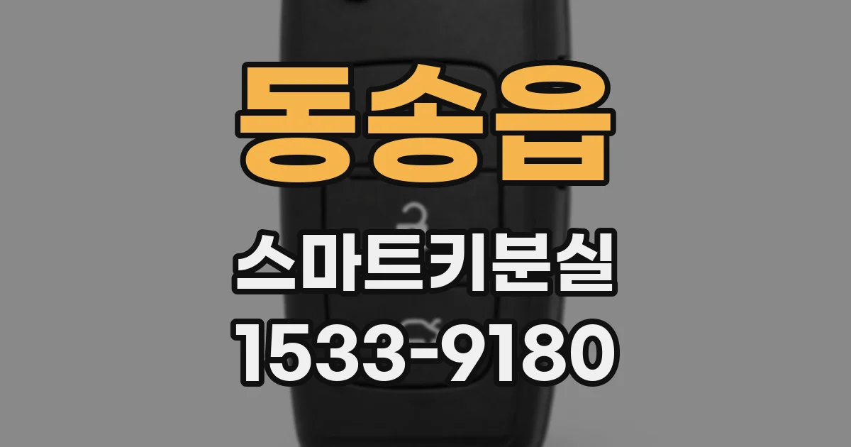 동송읍 스마트키분실